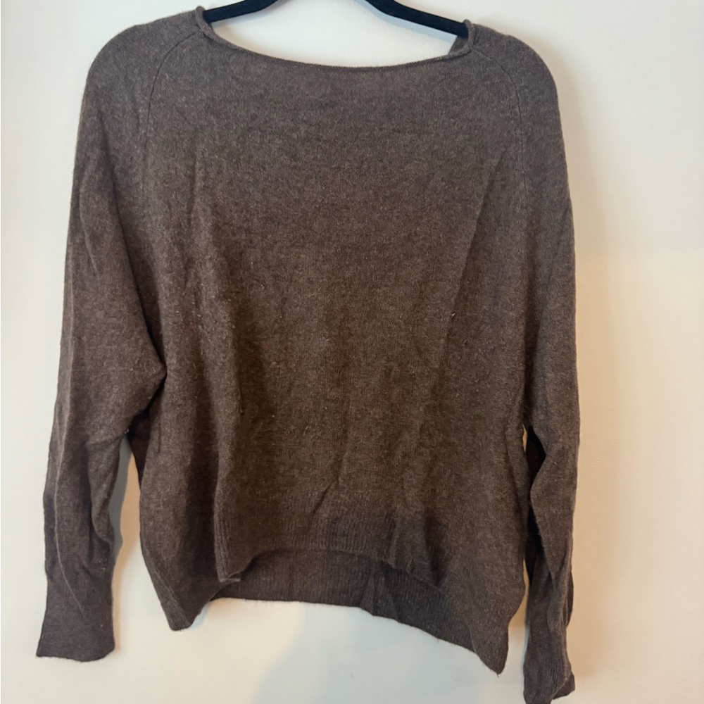 Quince Women's Cocoa Boat Neck Cashmere Sweater